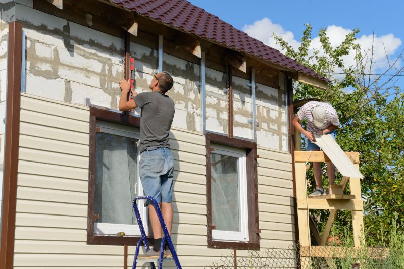 Professional Installing Vinyl Siding